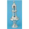 Image 1 : A large Edwardian silver caster of baluster form, 10.5 ins. 13.5 oz....