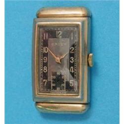 A gentleman’s gold plated Gruen wrist watch....