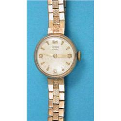 A lady’s 9ct gold Tudor Royal wrist watch....