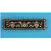 Image 1 : A late 19th century silver micro mosaic rectangular bar brooch...