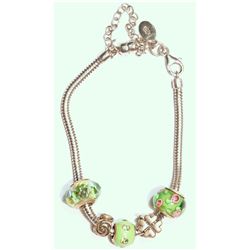 Sterling Silver Pandora Style Bracelet