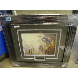 24440 NEW GREAT BLUE HERON PRINT (BY ROBERT BATEMAN)