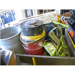 57LX42"WX25H CART WHITH WHEELS AND CONTENTS