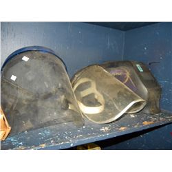 1 WELDING HELMET/2 FULL FACE SAFTEY SHIELDS