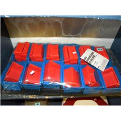 NUT AND BOLT ORGANIZER BINS WITH MOUNT