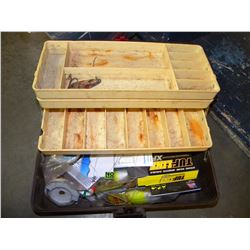 TAckle box and contents