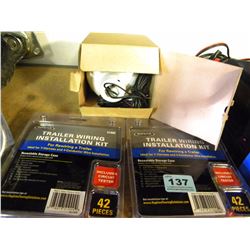 PENDANT MOUNT CAMERA/2 TRAILER WIRING INSTALLATION KITS