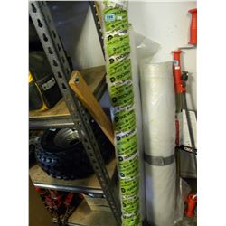 4 ROLLS OF CLEAR PLASTIC POLY
