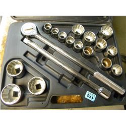 MASTERCRAFT 3/4" HD SOCKET SET 7/8"-2"