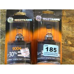 PR OF NEW NIGHTHAWK 9004 HALOGEN HEADLIGHT REPLACEMENT BULBS