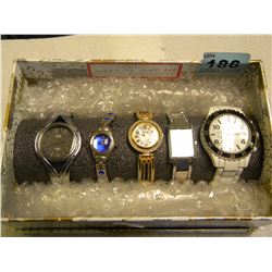 5 ASSORTED WATCHES