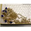 Image 1 : BEADED TRIPLE CHAIN NECKLACE