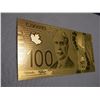 Image 1 : 100 DOLLAR CDN GOLD BANK NOTE