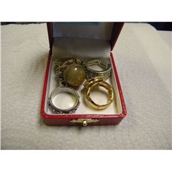 4 MISC RINGS