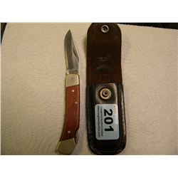 SCHRADE FOLDING LOCK KNIFE WITH CASE