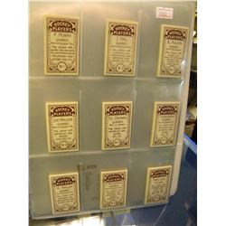 BINDER 1910-11 QUEBEC HOCKEY TEAM CARDS