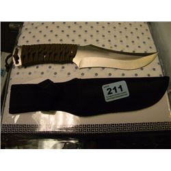 NEW GREEN HANDLE COLUMBIA KNIFE WITH CASE