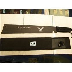 NEW BLACK HANDLE EAGLE MACHETTE