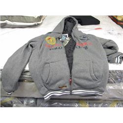 NEW POLO CLUB LARGE FLEECE LINED HOODY