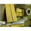 Image 1 : SKID OF A BEARING/3/4"X 2" NUTS AND BOLTS/POWER CORDS/BOX OF RODS/2 LED FLOOR BARS/PAINT STIR STICKS