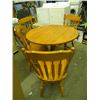Image 1 : MAPLE DOUBLE DROP LEAF TABLE WITH 4 CHAIRS