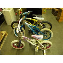 3 LIL TYKES BIKES