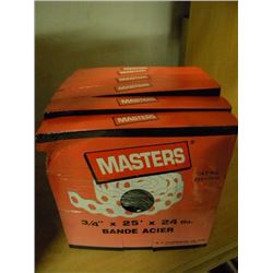6 BOXES OF STEEL STRAPPING