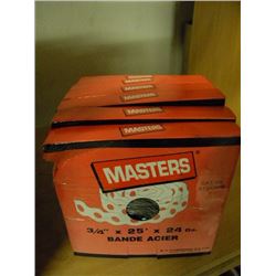 6 BOXES OF STEEL STRAPPING