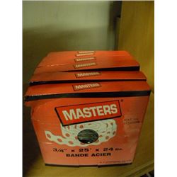 6 BOXES OF STEEL STRAPPING