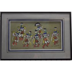 NAVAJO PAINTING (TSINNIJINNIE)