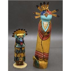 TWO HOPI KACHINAS ( QUAM & NEQUATION)