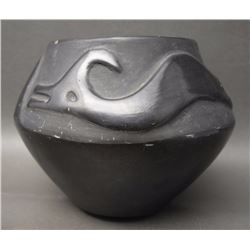 SANTA CLARA POTTERY JAR (NARANJO)