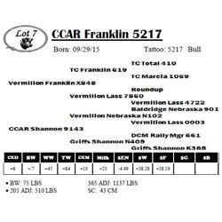 CCAR Franklin 5217