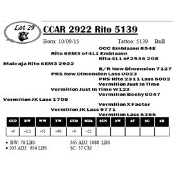 CCAR 2922 Rito 5139