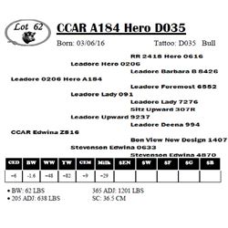 CCAR A184 Hero D035