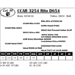 CCAR 3254 Rito D654