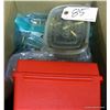 Image 2 : BOX LOT OF BRASS