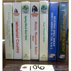 BOX LOT OF VARIOUS VHS'S