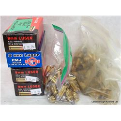 BOX LOT 9MM AMMUNITION