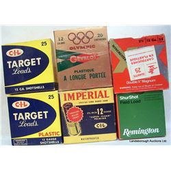 VINTAGE SHOTSHELL BOXES