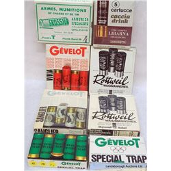 VINTAGE SHOTSHELL BOXES