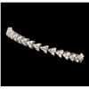 Image 2 : 5.00 ctw Diamond Bracelet - 14KT White Gold
