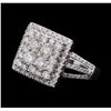 Image 1 : 1.50 ctw Diamond Ring - 14KT White Gold