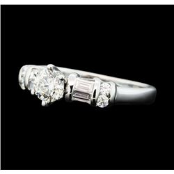 0.37 ctw Diamond Ring - 18KT White Gold