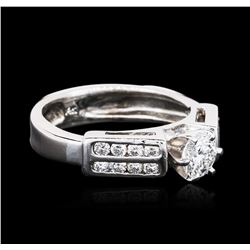 14KT White Gold 0.75 ctw Diamond Ring