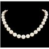 Image 1 : Pearl and Diamond Necklace