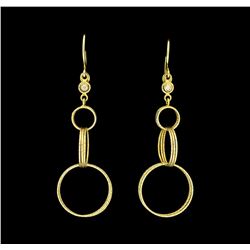 Roberto Coin Wire Circles Design Earrings - 18KT Yellow Gold