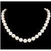 Image 1 : Pearl and Diamond Necklace