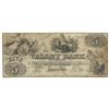 Image 1 : 1850's $5 Obsolete Bank Note of Hagerstown Maryland