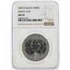 Image 1 : 2005 NGC MS65 $50 Maple Leaf Palladium Coin